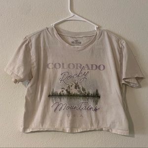 hollister crop t-shirt